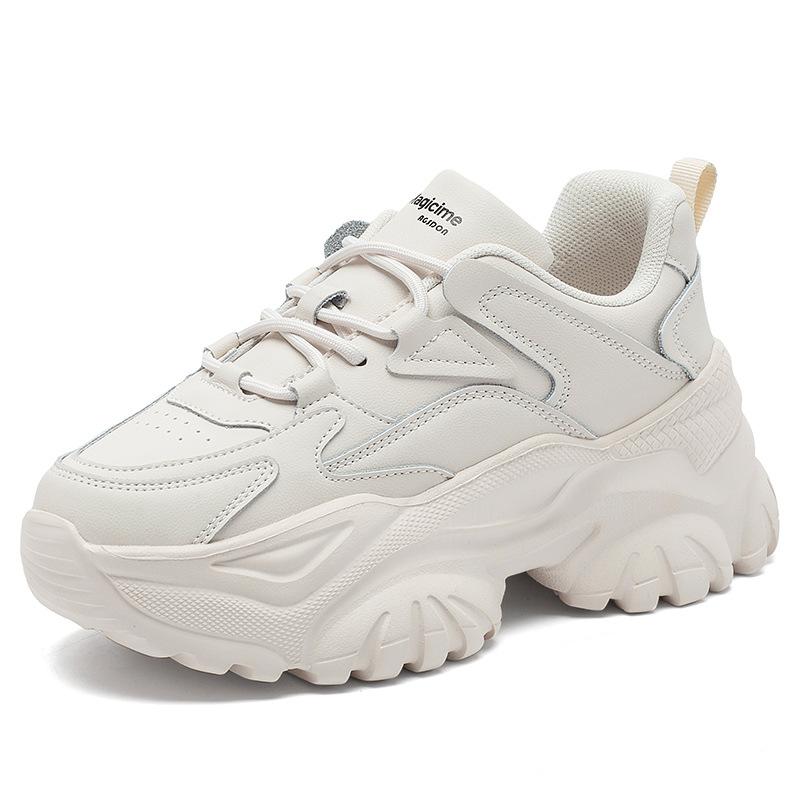 Augustine Daddy Shoes Women's Summer 2025 New Fashion Solid Color Sneakers Skinny Casual Shoes Ins Tide