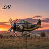 Garden Propeller Windmill USA 250th Vintage Plane Wind Spinner 1776–2026 Patriotic Helicopter