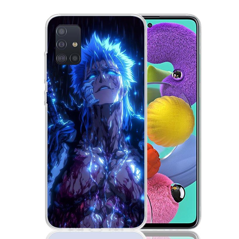 Grimmjow 6 Bleach Phone Case For Samsung Galaxy A52 A32 A22 A12 A02S A50S A30S A51 A31 AA71 Note 20 Ultra 10 S10 Plus Galaxy A52