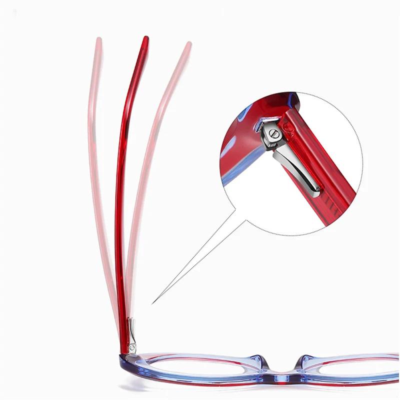 Green Pink Frame Cat Eye Myopia Glasses Woman Spring Hinge TR90 Minus Photochromic Glasses With Diopters 0 -0.5 -0.75 To -6.0
