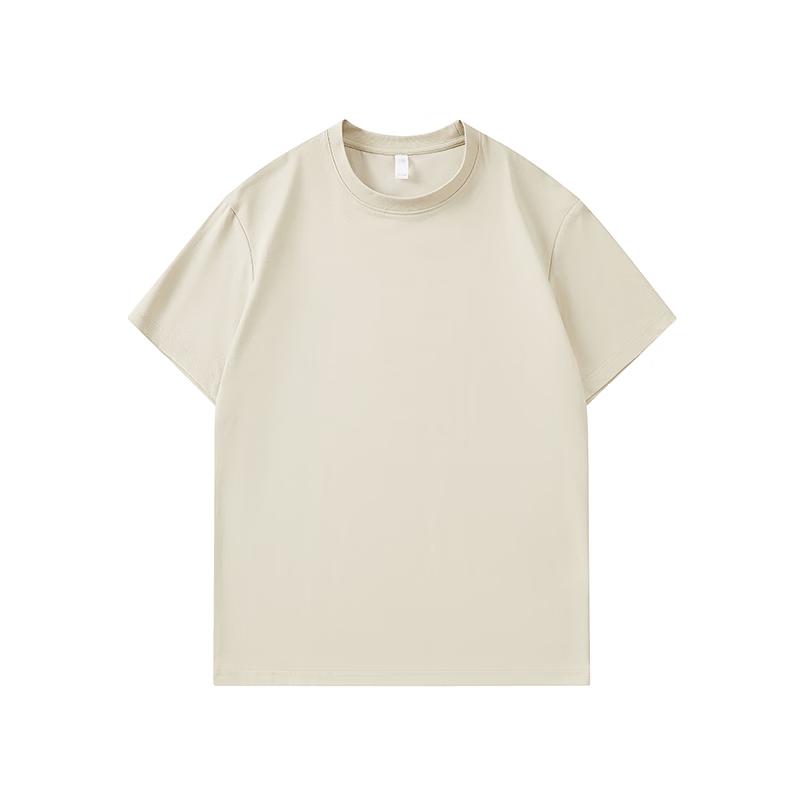 Qidingbao Unisex Short Sleeve Round Neck T-shirt 2777 S