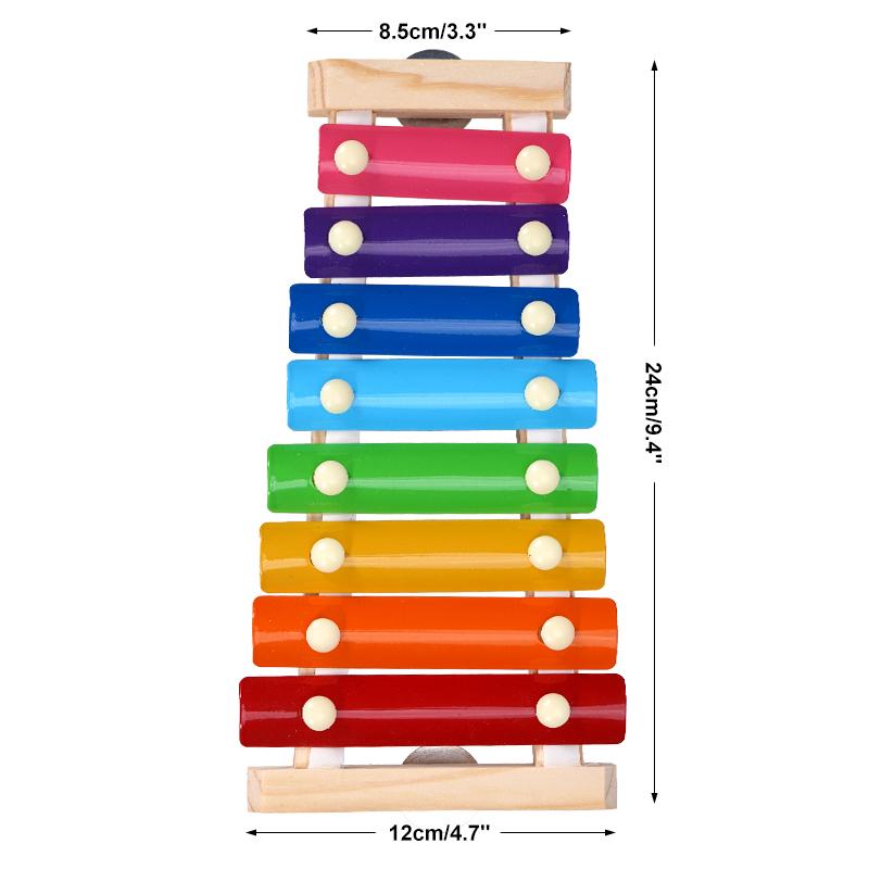 Bird Pets Parrots Toys Parrot Rooster Pecking Xylophone Toy Decor With Sounds Bird Cage Accessories