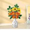 Non-Toxic Sunflower Bouquet Building Block Everlasting Flower Living Room Decoration Toy Moc Valentine'S Day And Christmas Gift