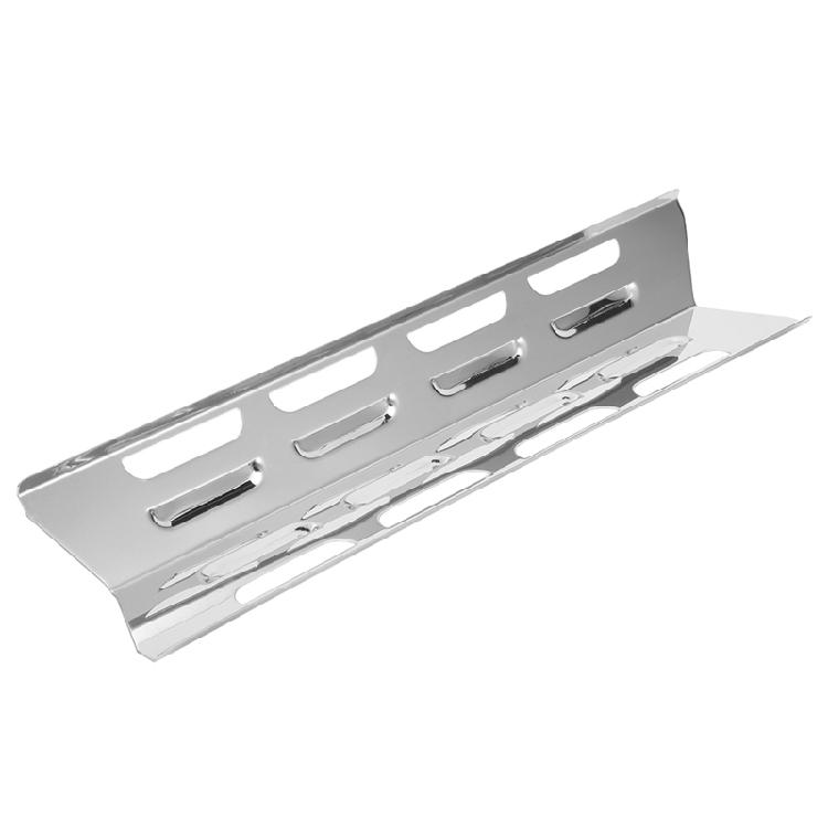 4 Stück Edelstahl Gasgrill Hitzeschutzblech Deflektor Grill Flammenlöscher
