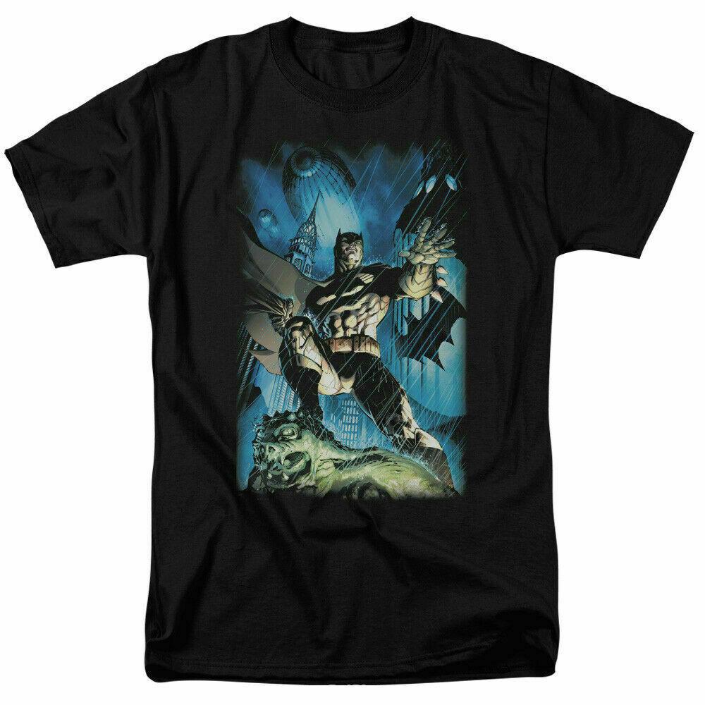 26 Batman Stormy Dark Knight T Shirt Licensed Comic Book Tee Black Unisex T-Shirt XXL