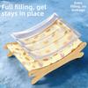 Elevated Design Pet Cooling Mat Wooden Frame Cat Ice Bed Pet Bed Pet Lounger  Indoor Use