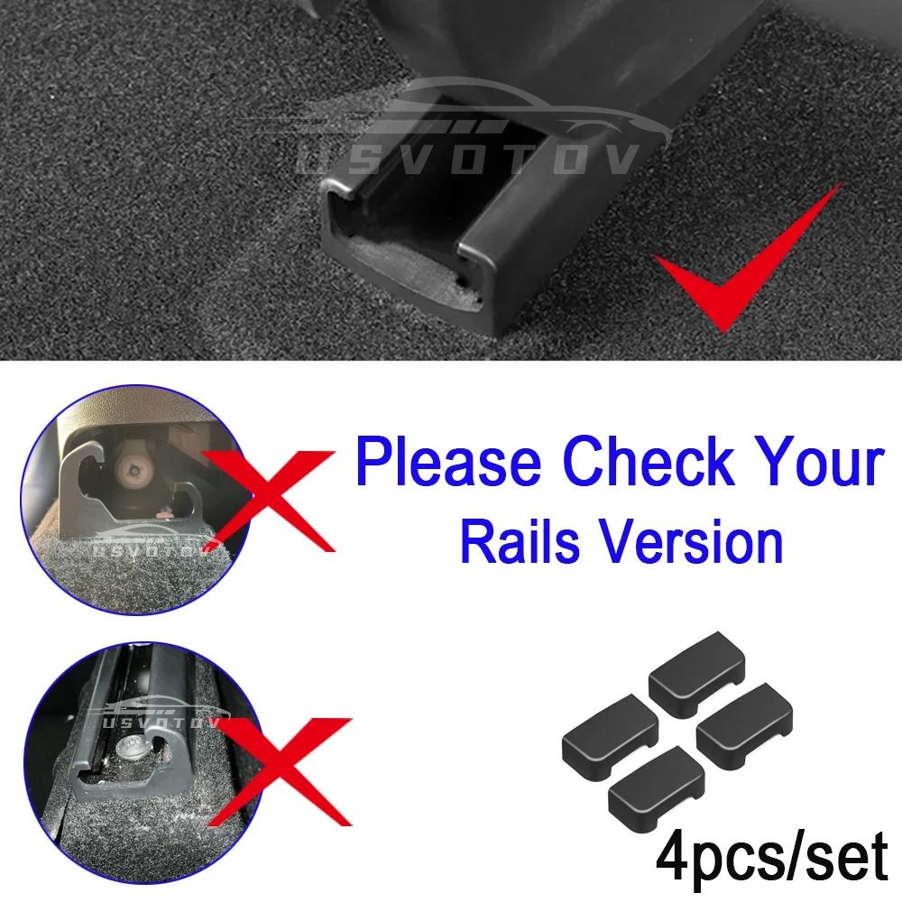

4 шт. Защитные накладки на салазки сидений для Tesla Model Y Аксессуары 2025 2025 2025 Передние Задние Торцевые Элементы Защитные Коврики для Защиты от Сдвига Заднего Сиденья