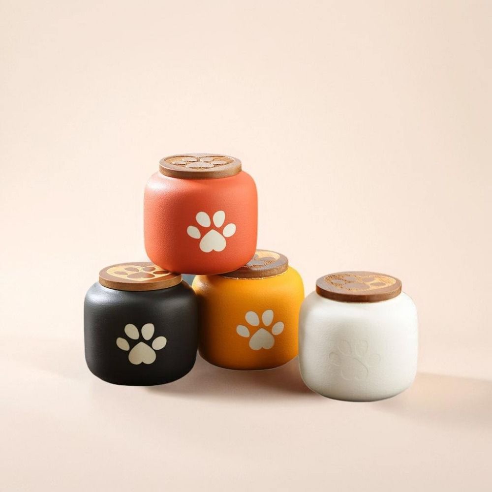 180/500ml Pet Ashes Storage Box Ceramic Dog Cat Cremation Urns  Desktop Decoration