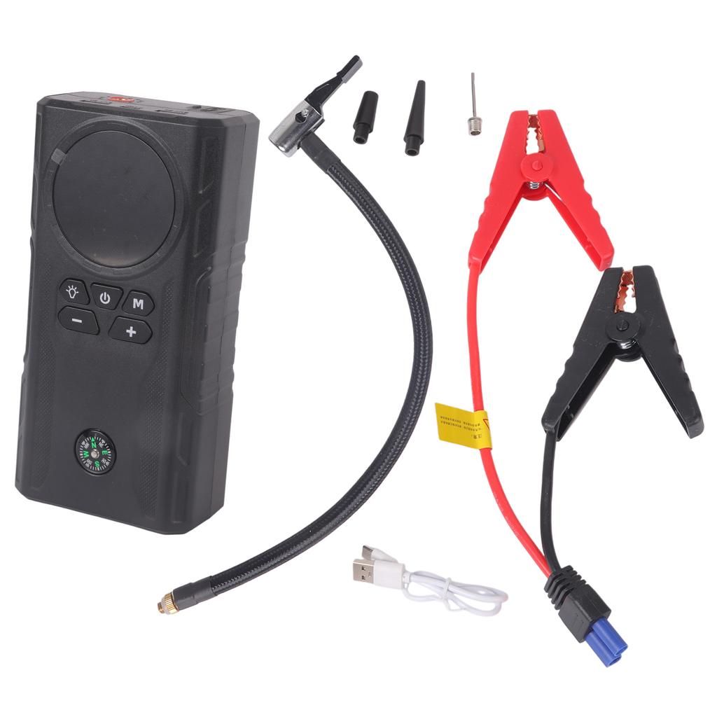 Portable Digital Tire Inflator Pump High Efficiency Tire Fast Inflation Easy Storage for Car Starting Device Maintenance