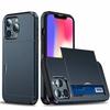 Applicable to iphone11promax mobile phone case Apple 11 slide cover card 1.1 inch 2-in-1 card bag protective case