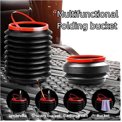 Multifunkčné zasúvacie skladacie koše na odpadky, prenosné vedrá na uskladnenie vody do auta, vonkajšie rybárske vedrá, odpadkový kôš do auta, automobilové príslušenstvo