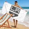 Los Angeles Kings Print Beach Towel, Large Soft Quick Dry Towel for Beach Camping Swimming