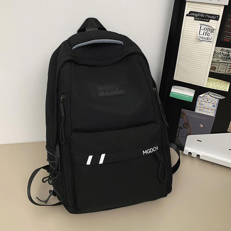 Schoolbag Children Girls Primary School Junior High School Solid Color College Student Backpack