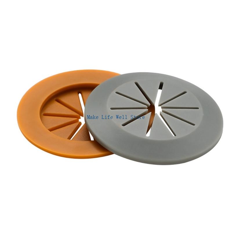 4 Pieces PVC Wire Concealer Plates Auto Cable Hole Covers 55mm Diameter for Furniture Desk Stand Decoration