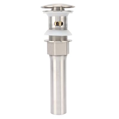 Stainless Steel Sink Drain with Overflow Undercounter Sink Drain Filter Stopper for Home