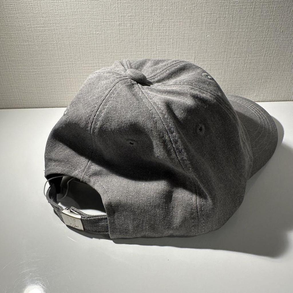 [USED] WOOALONG Cap, Size Small, Gray, Korean Brand, Ships Immediately Within Japan