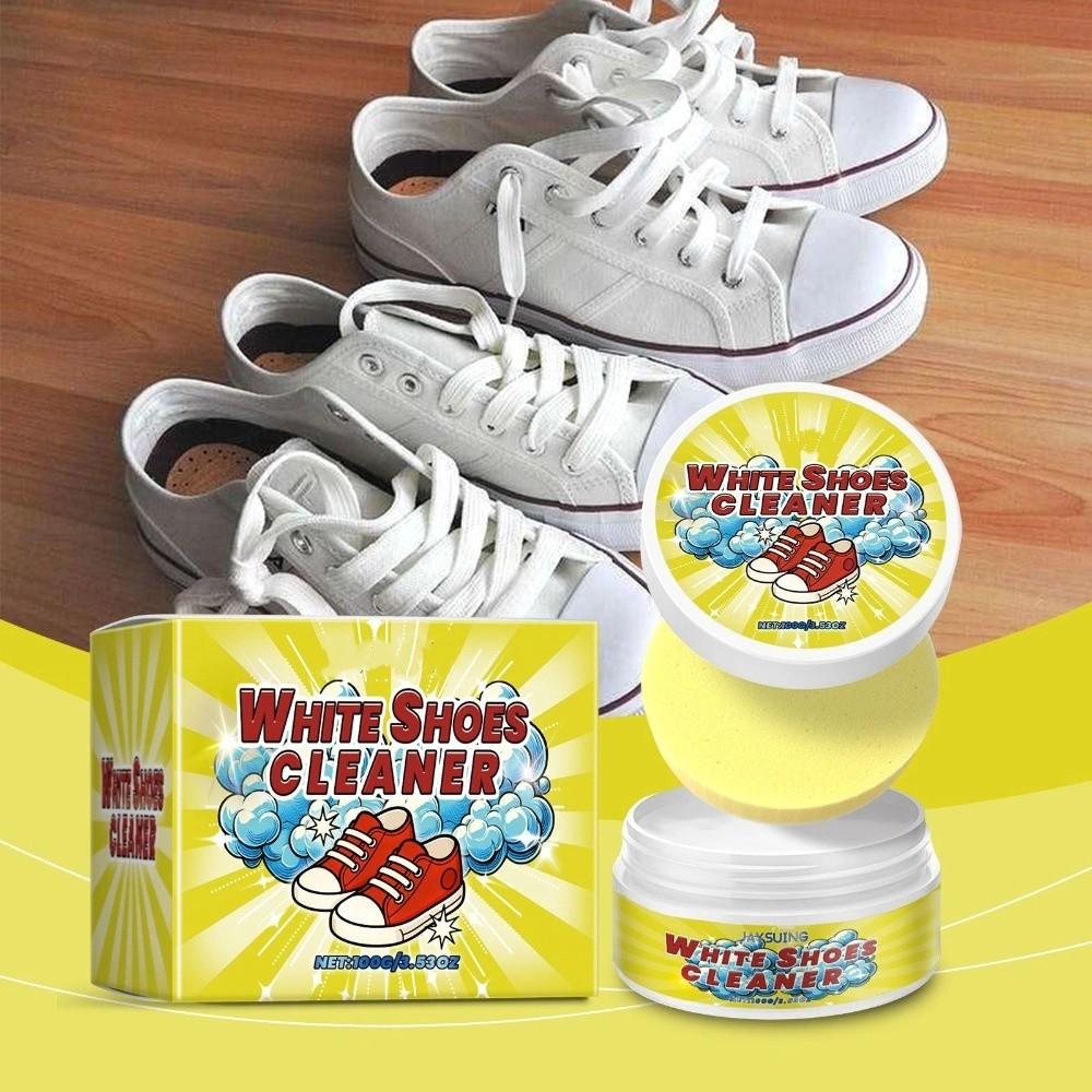 Multifunctional White Shoes Cleaner Mild Ingredients with Sponge Sneaker Cleaner Just Wipe Clean No Need To Wash