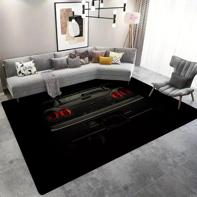 

Minimalist Black Car Print Kitchen Mat Thickened Non Slip Durable Entrance Doormat Porch Balcony Home Decor 1PC 40x60cm