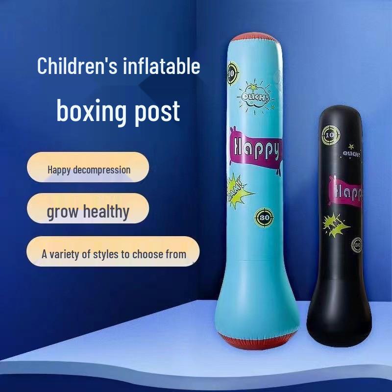 Children's Inflatable Boxing Punching Bag - Free-Standing Taekwondo & Fitness Training Equipment