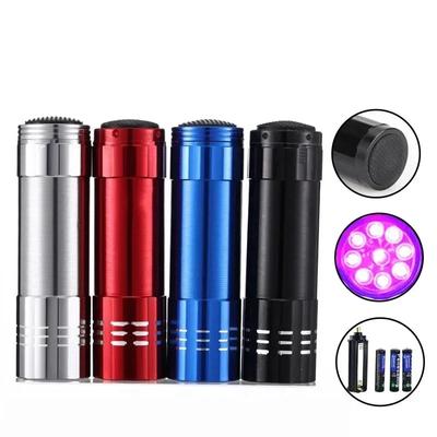 Secador de Unhas Mini 9 Luzes LED Lanterna Lâmpada UV Portátil Gel de Unha Máscara Secagem Rápida Ferramenta de Manicure Suporte
