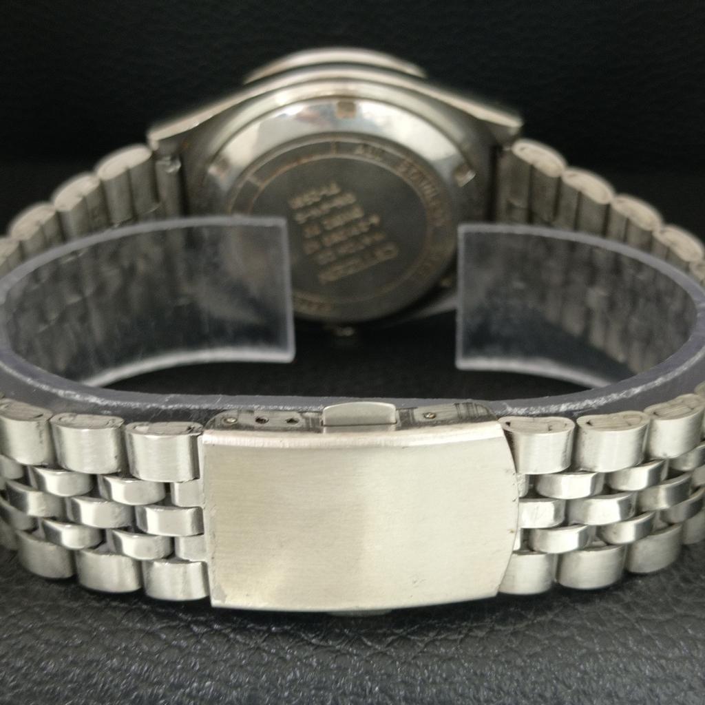 ORIGINALE VINTAGE CITIZEN AUTOMATICO 8200 GIAPPONE OROLOGIO DA UOMO QUADRANTE VERDE a709314-1