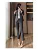 Women's 2025 Spring/Autumn High-End Professional Blazer, Goddess Style Suit Set