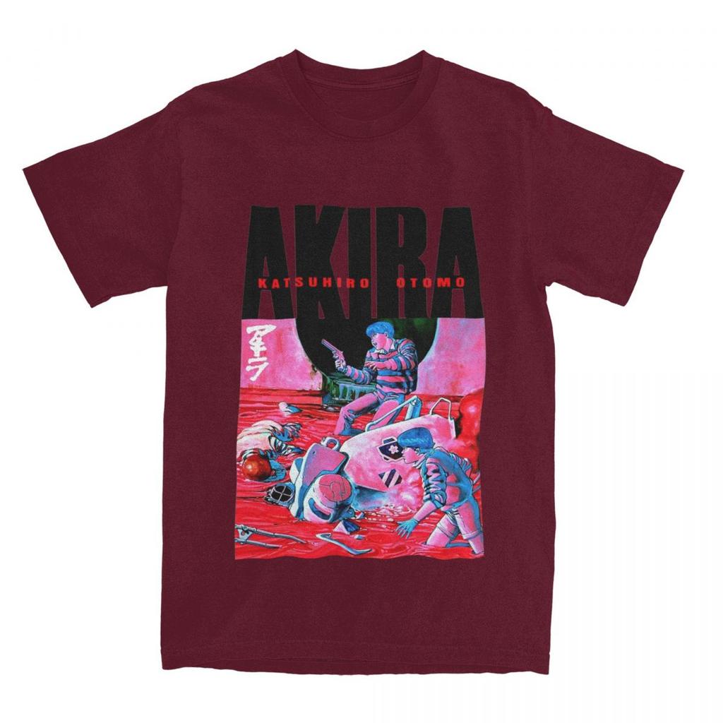 Unisexs TShirt Akira Anime Japan Vintage Japanese Unisexga TShirts Hipster Summer Tees Vintage Casual 100 Cotton Tops Gift