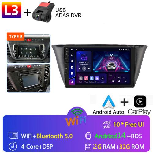 For Iveco Daily 2013-2021 Android Car Radio Intelligent System Multimedia Player Navigation GPS Carplay Touch Screen Auto Stereo