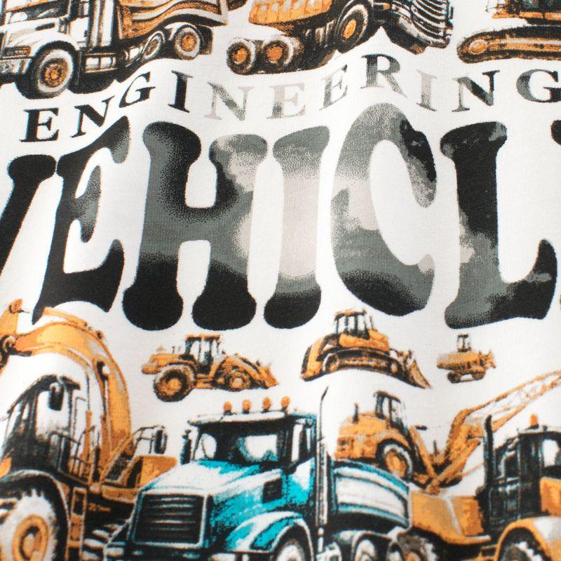 27Kids Children's Clothing Summer Kidsren's Car Short-Sleeved T-Shirt Boys' Round Neck Tops Baby Boys' Pure Cotton Clothes Summer Clothes