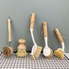 High Quality OEM/ODM Natural Kitchen Cleaning Brush PP Bamboo Wooden Pot Dish Cleaning Brush Bottle Brushes