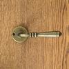 Manija de puerta DEVON con roseta ORO ANTIGUO