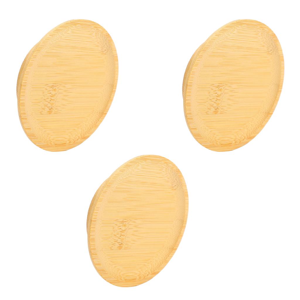 10PCS Wine Glass Topper Bambusoideae Wine Glass Charcuterie Board Drink Coaster for Party Bar