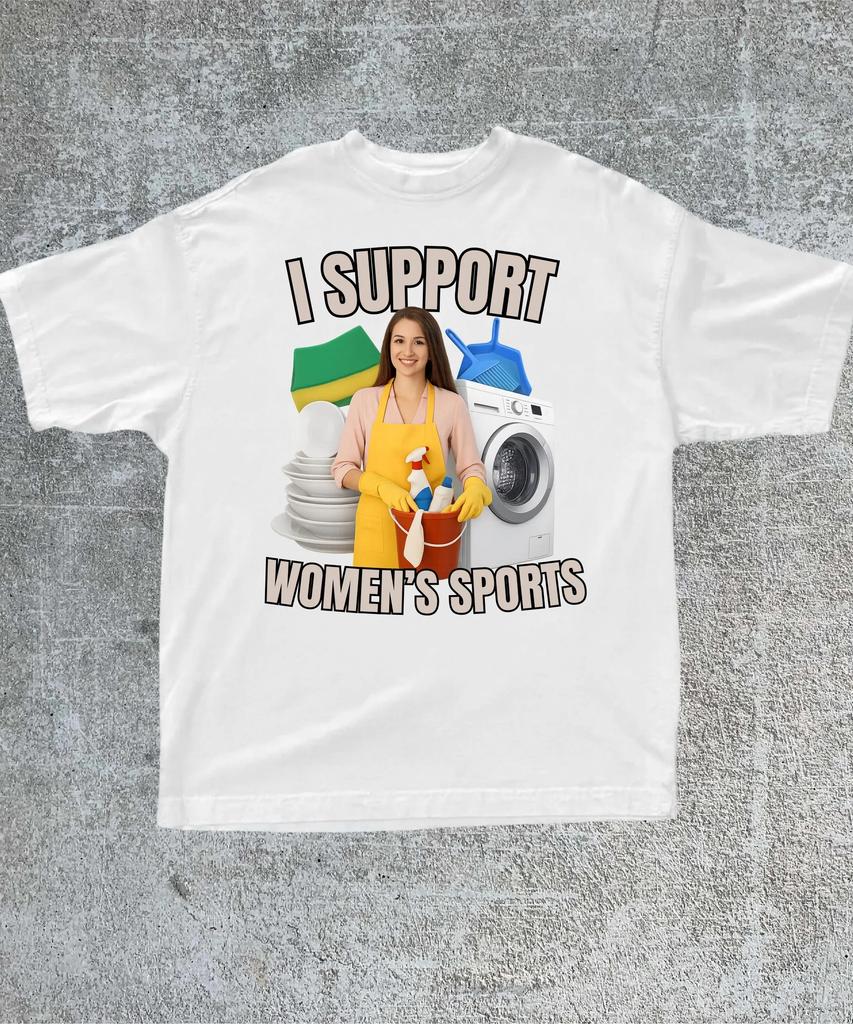 Unisex I Support Unisexs Sports Printed Round Neck Tshirt Unisex Street Casual Funny Summer 100 Pure Cotton Short Sleeved Shirt
