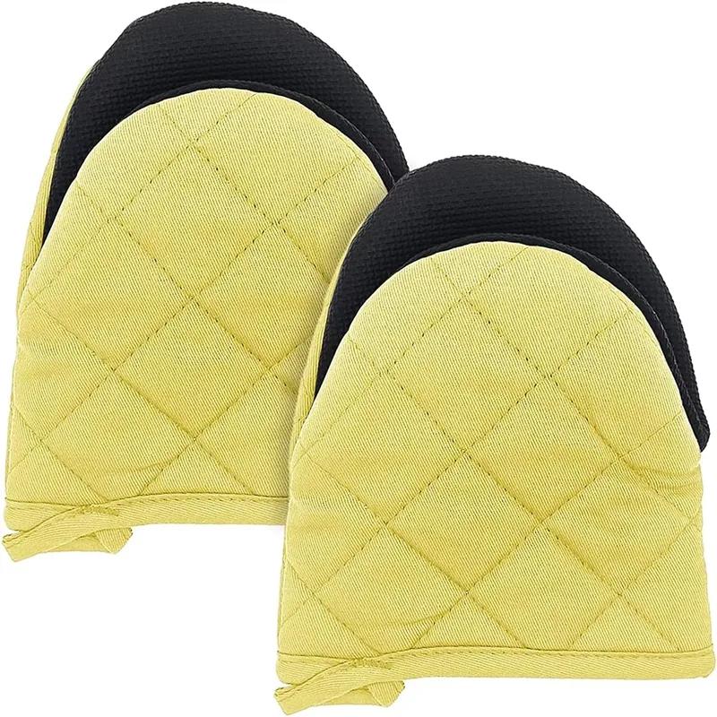 Anti Slip Silicone Insulated Gloves Single Duckbill Clip Kitchen Microwave Heat-Resistant Thick Oven Baking Rubber Gloves YLE358