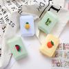 Travel Outdoor Cute  Fruit Shape Storage C^ontact L^ens Holder Case Mirror Box Container