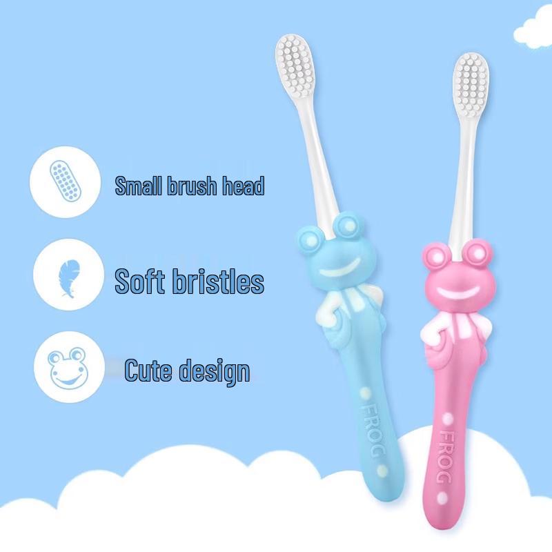Frog Soft Bristle Kids Toothbrush 2-Pack