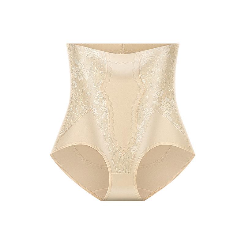 Jacquard-Netz-Form-Hose mit hohem Bund für Damen: Starke Bauchkontrolle, Po-Anhebung, Taillenformung und Bauchweg-Unterwäsche.