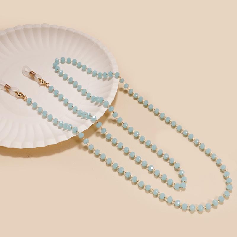 Reading Glasses Chain Crystal Bead Eyeglass Sunglasses Lanyard Cord Neck Strap String Mask Chain Eyewear Straps