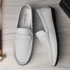 Plus Size Split Leather Shoes Men Loafers Comfortable Casual Shoes Men Flats Moccasins Men Driving Shoes