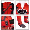 Spooky Holiday Superhero Deadpool Cosplay Suit Jumpsuit Backpack Fantasy Movie Character Mask Tights Featuring Sword Plus Pouch Holiday Collection