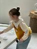 Toddler Korean Style Doll Collar Shirt, Knit Vest, and Bowknot Jeans Set for Girls (2025 Edition).
