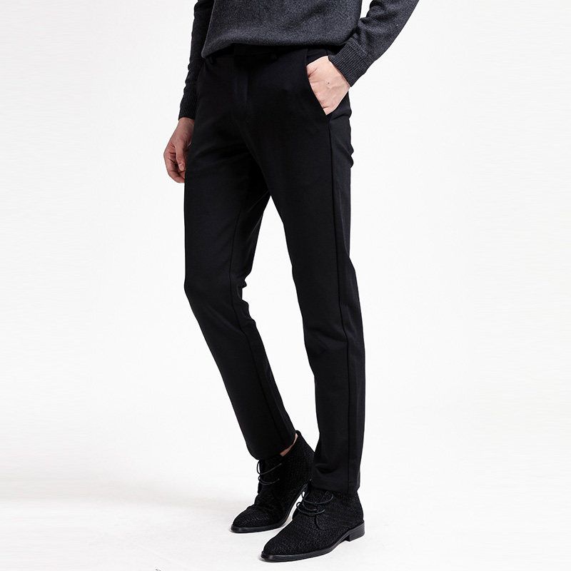 Menseye Casual Straight-Leg Fall Winter Men Suit Pants