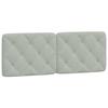 VidaXL Headboard Cushion, Headboard Pillow with Self-Adhesive Strips, Padded Bedroom Cushion, 374727