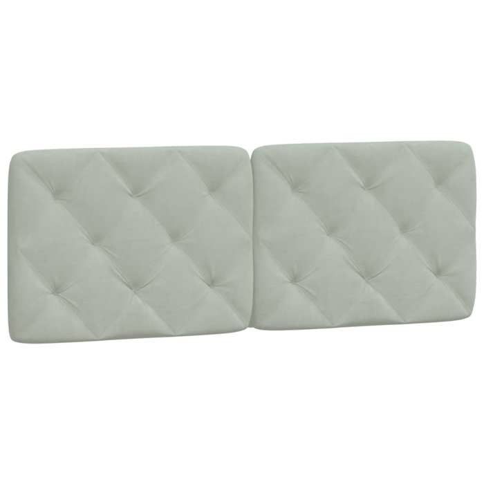 VidaXL Headboard Cushion, Headboard Pillow with Self-Adhesive Strips, Padded Bedroom Cushion, 374727