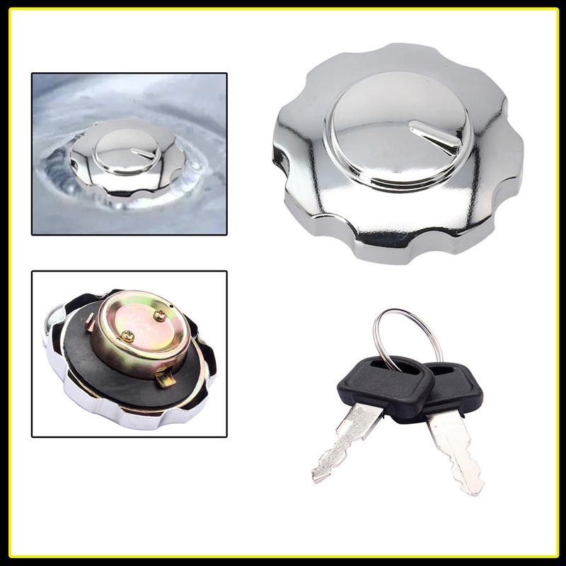 1pc Universal Motorcycle ATV Gas Aluminum Alloy Fuel Cap Locking Motorcycle Oil Tank Key Locking Cover Motorcycle Accessories