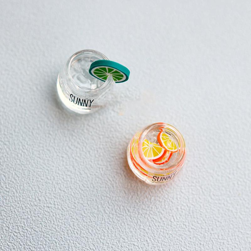 

Diy Doll House Mini Model Furniture Decoration Nordic Style Glass Milk Juice Cup зелёный