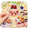 1set Cake stickers, hand drawn dessert bags, water bottles, phone cases, hand accounts, laptop decorations, art stickers
