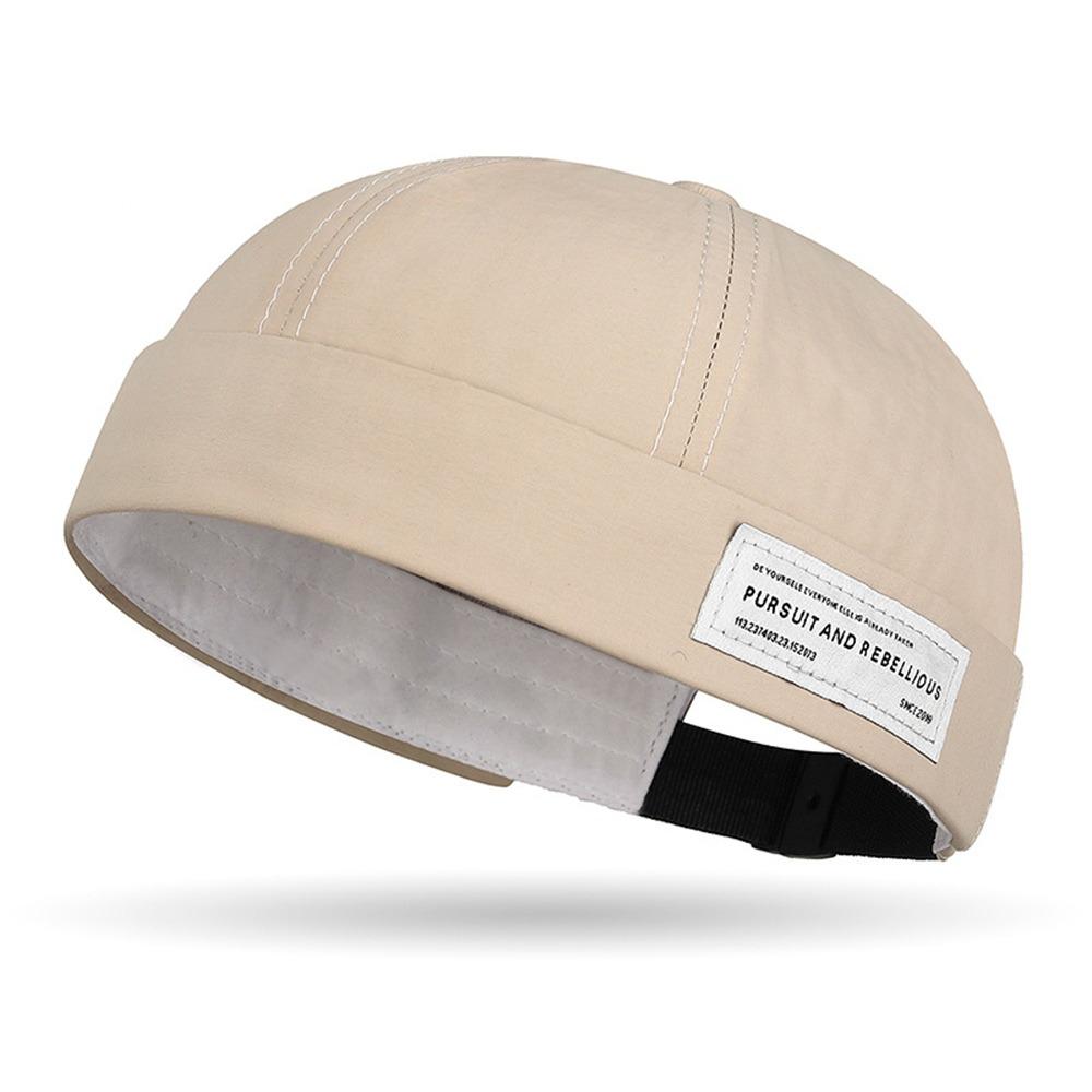 Versatile Unisex Sun Hat Rolled Cuff Harbour Hat Street Lightweight Newsboy Cap  for Men