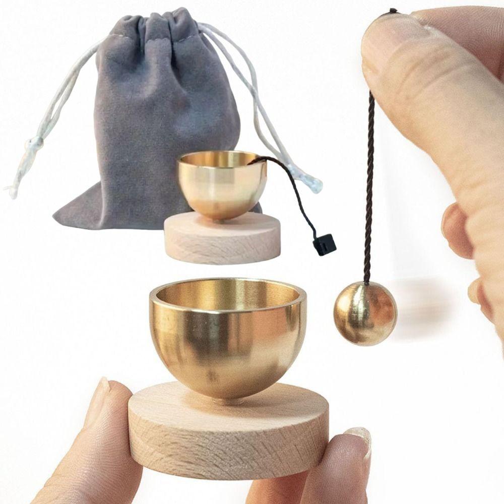 Mini Tibetan Singing Bowl Music Tibet Sound Bowl Mindfulness Practice Meditation Bowl  Gifts