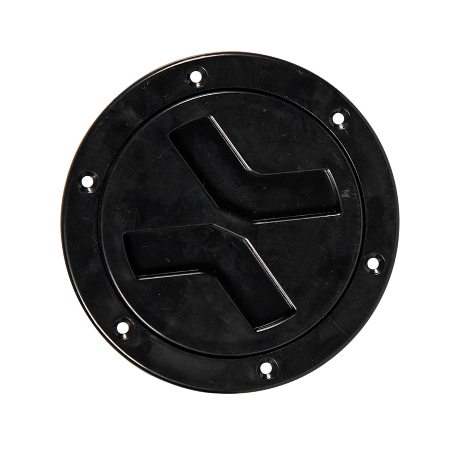 

Marine Boat 4 inch Access Port Hatch Cover Out Deck Plate O-Ring Sealed Inspection Hatch Cover Fit for Anti Aging ABS Material чёрный